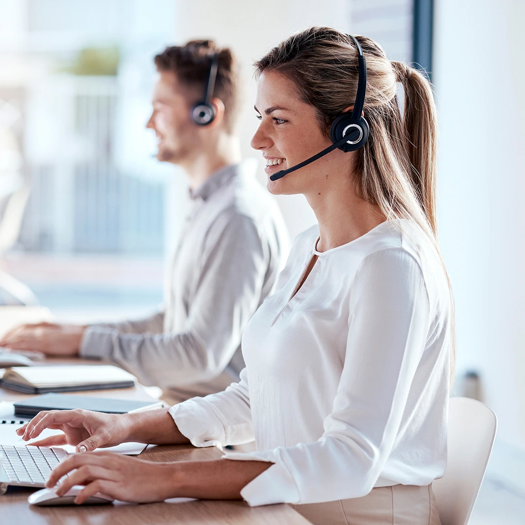 Team of Polish customer support agents providing assistance