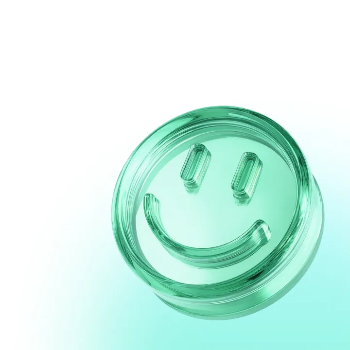 Glass transparent emoj