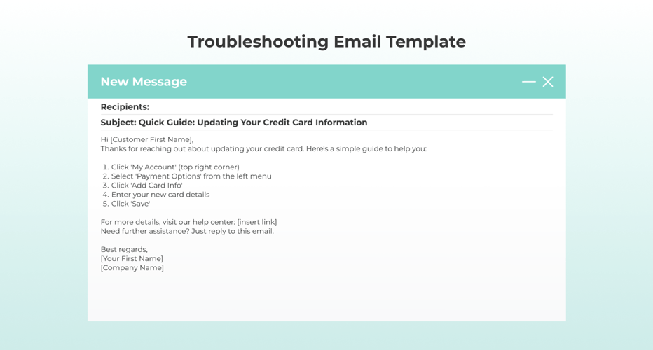 Troubleshooting emails