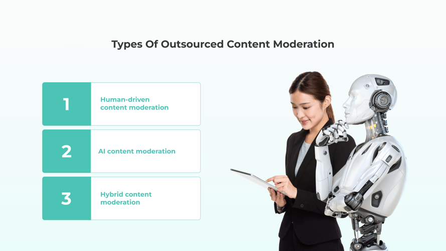 Types of Outsourced Content Moderation