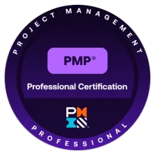 project management professional certification badge