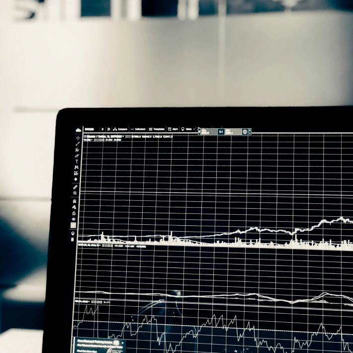 a monitor that shows helathcare data