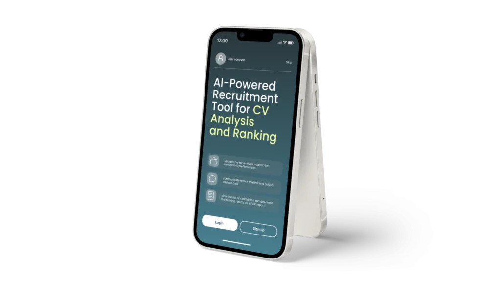 AI-powered recruitment tool for CV analysis and ranking