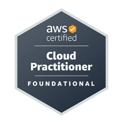 AWS certified company cloud practitioner foundational badge