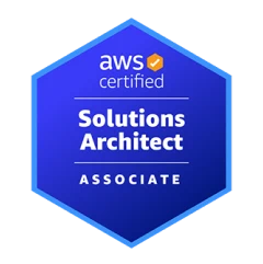 AWS certified company solutions architect associate badge