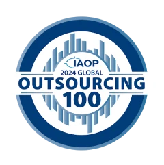 IAOP 2024 Global Outsourcing 100 badge