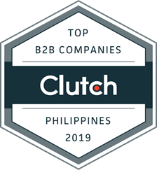Clutch Top B2B Companies Philippines 2019 award badge