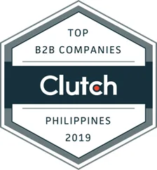 Clutch Top B2B Companies Philippines 2019 award badge