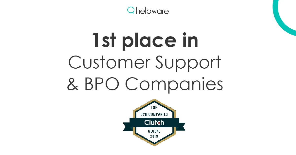 Clutch Top B2B Companies Global 2019 badge