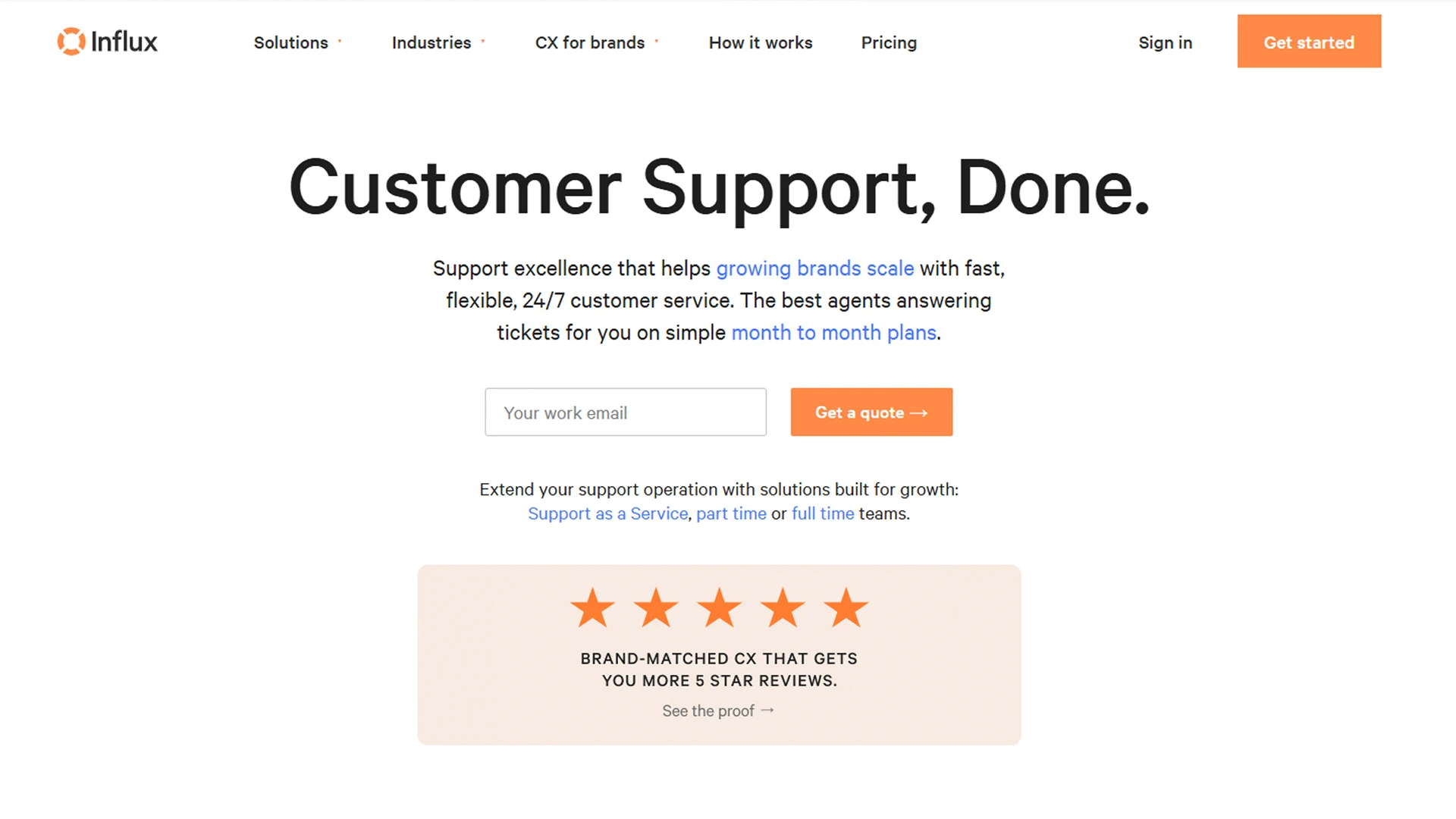 InfluX company overview