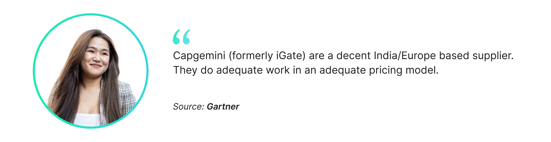 Capgemini client review