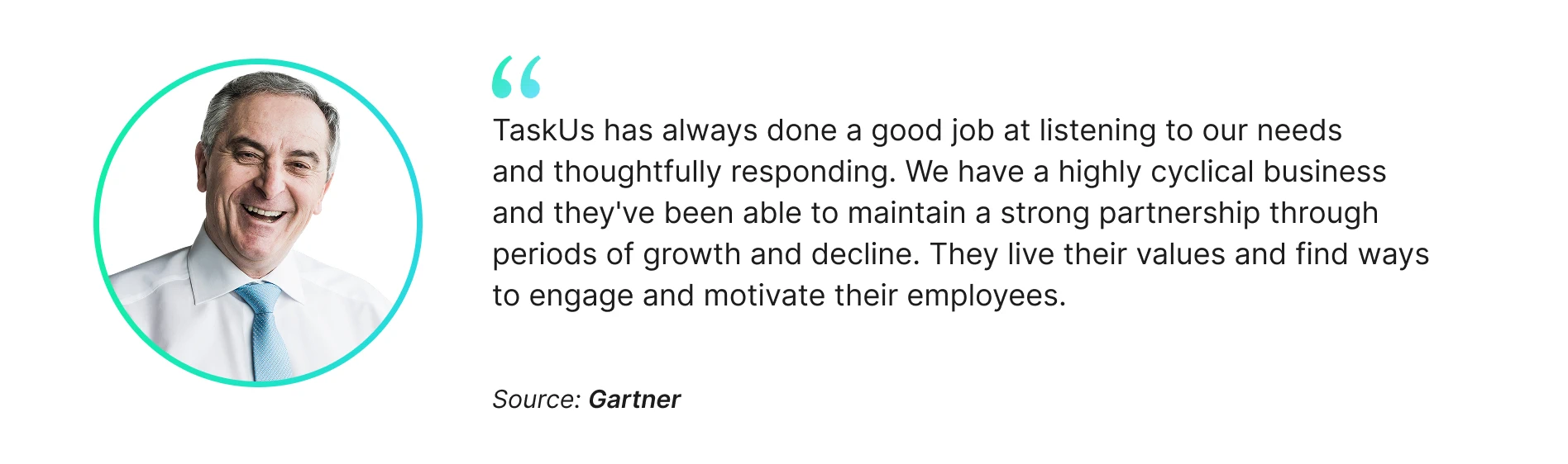 TaskUs client review