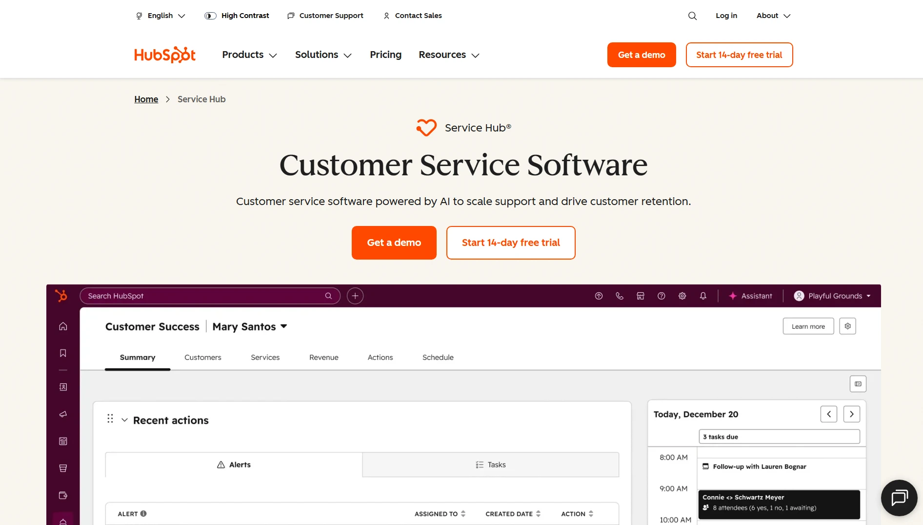 hubspot website
