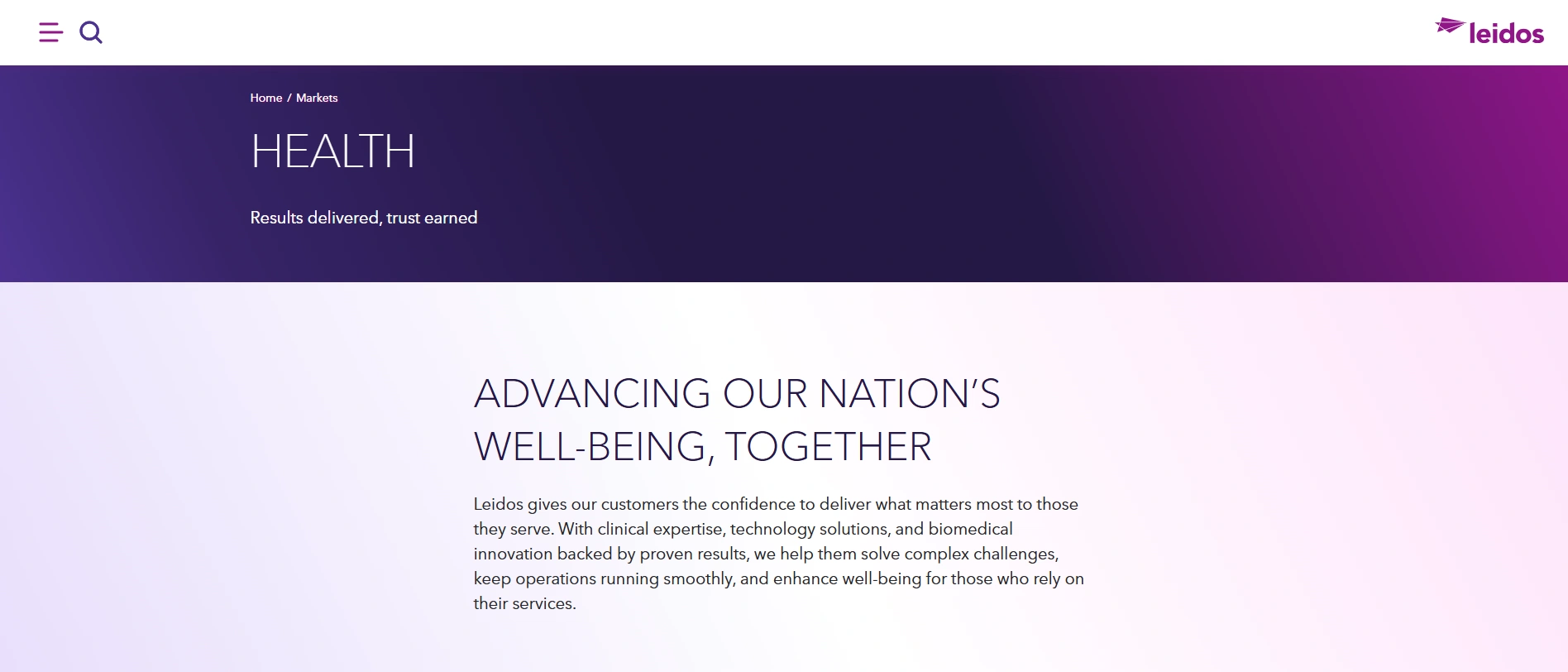 Leidos company overview