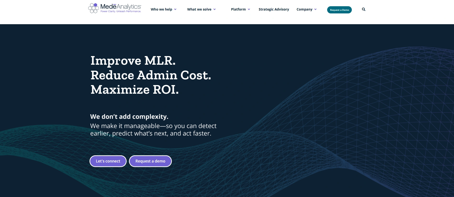 MedeAnalytics company overview