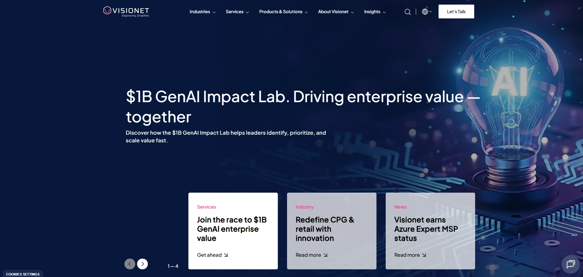 Visionet company overview