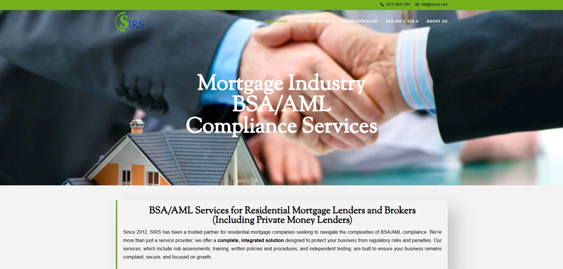 SIRS Compliance company overview