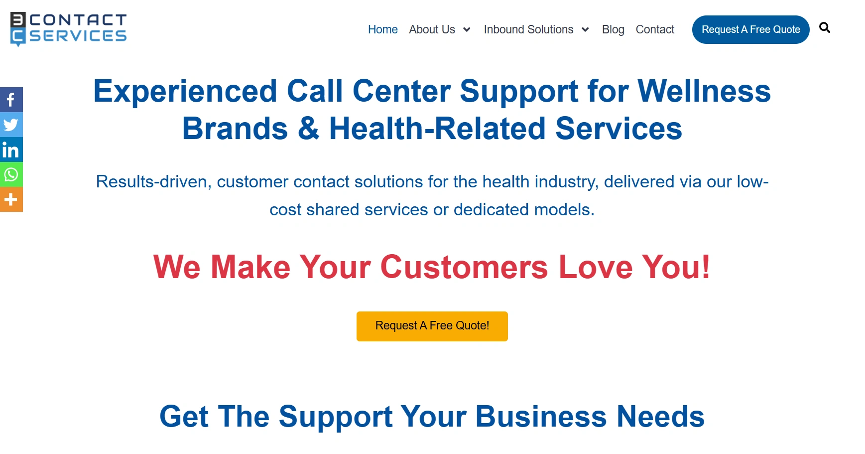 3C Contact Services company overview