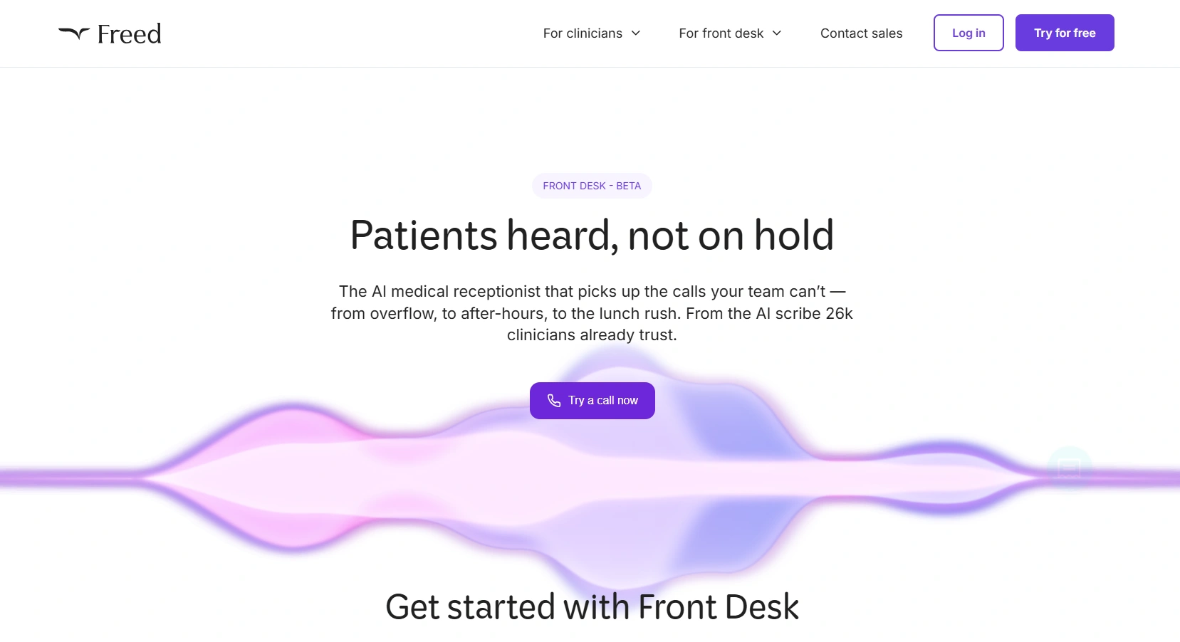 Freed Front Desk company overview