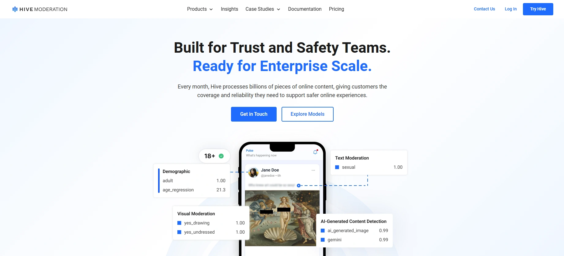 Hive Moderation company overview