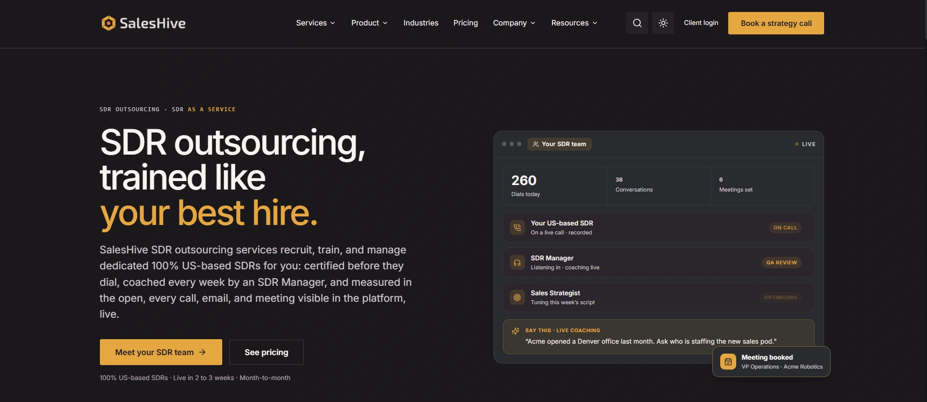 SalesHive company overview