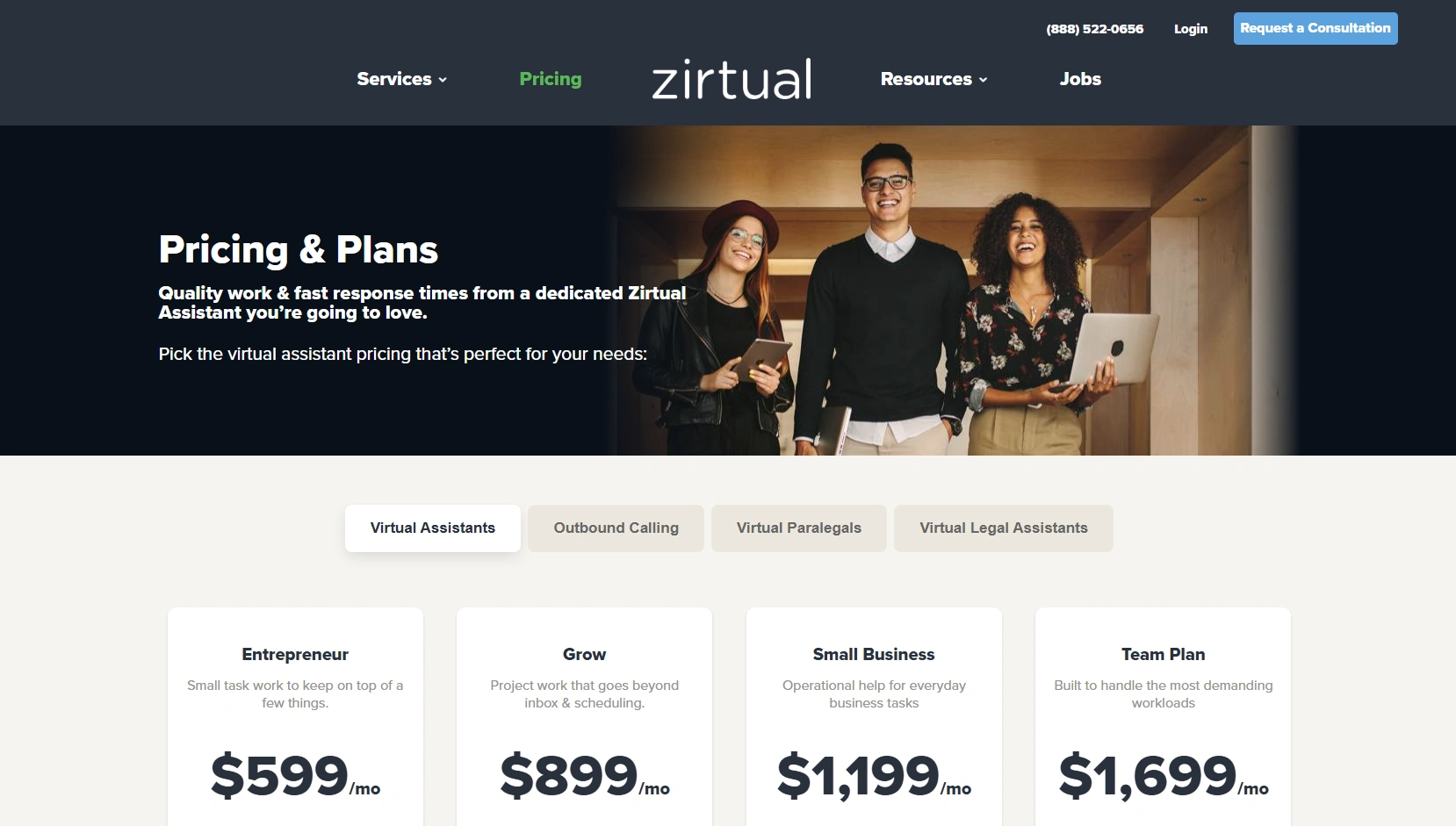 Zirtual company overview